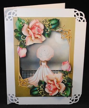 Pale Pink Downton Decor Roses Mini Kit by Yvonne Middleton