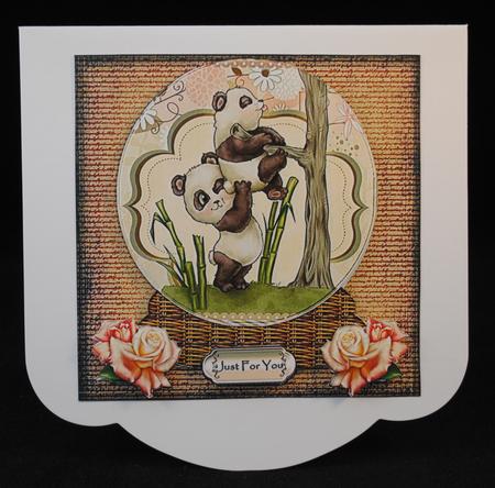 Happy Pandas Globe by Yvonne Middleton