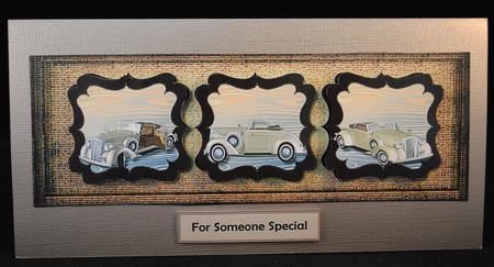 Large Dl Vintage Male Card by Yvonne Middleton