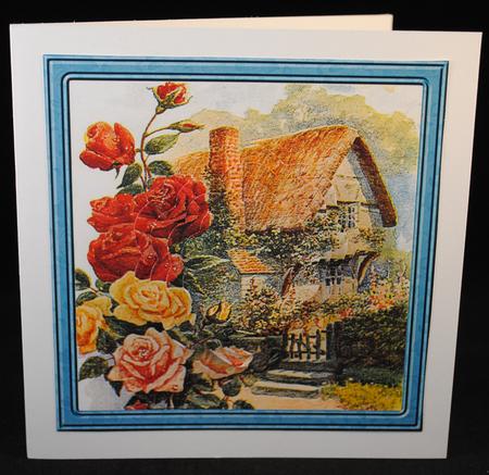 Cottage Garden with Petal Stackers by Yvonne Middleton