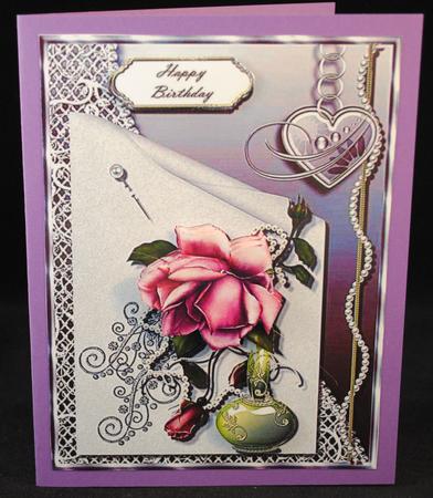 Treasured Beauty Card Topper 2 by Yvonne Middleton