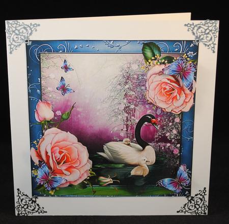 Garden of Roses Topper with Decoupage by Yvonne Middleton