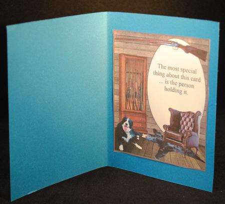 Hunting Room Card Insert and Verse by Yvonne Middleton