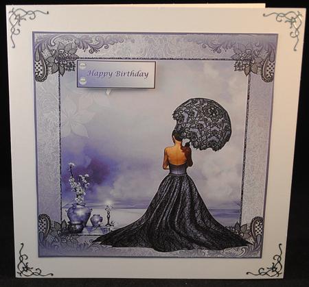 Parasol Lady by Yvonne Middleton