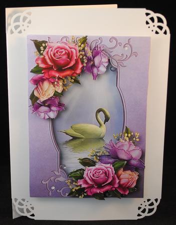 Beautiful Swan with Belle Roses Mini Kit by Yvonne Middleton