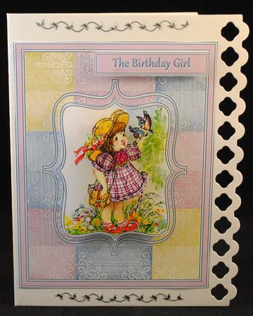 Sweet Girl and Birds by Yvonne Middleton
