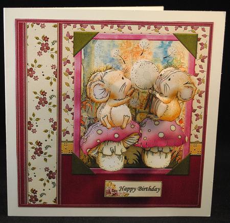 Mke a Wish Mice 8x8 Mini Kit & Decoupage by Yvonne Middleton
