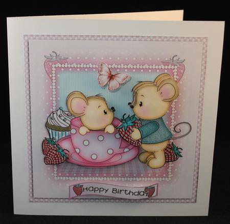 Strawberry Mice Mini Kit by Yvonne Middleton