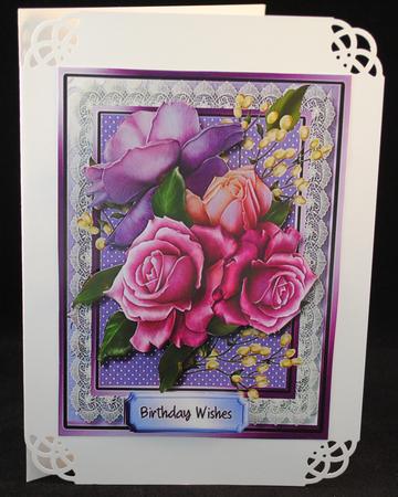 Beautiful Beleep Roses and Baby's Breath by Yvonne Middleton