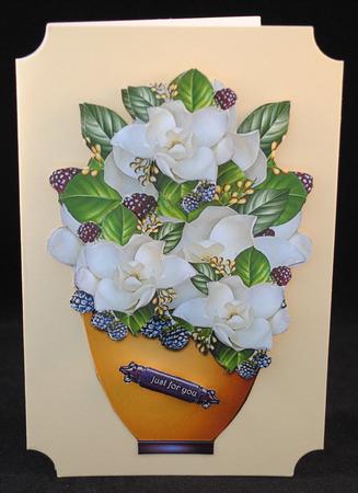 Vase & Camelias 1 by Yvonne Middleton