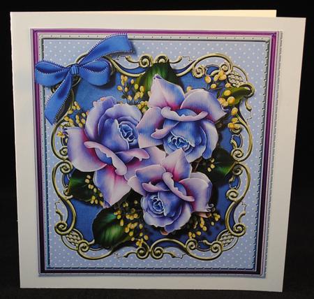 Beautiful Lilac Roses and Babys Breath  by Yvonne Middleton