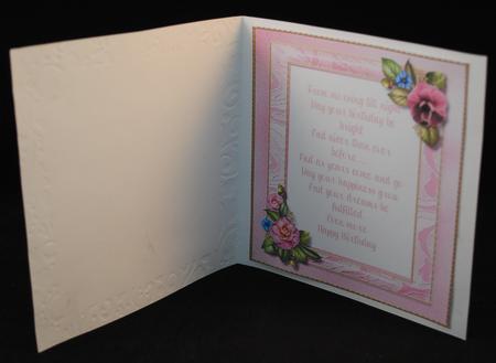 Incert with Verses and Cammalias by Yvonne Middleton