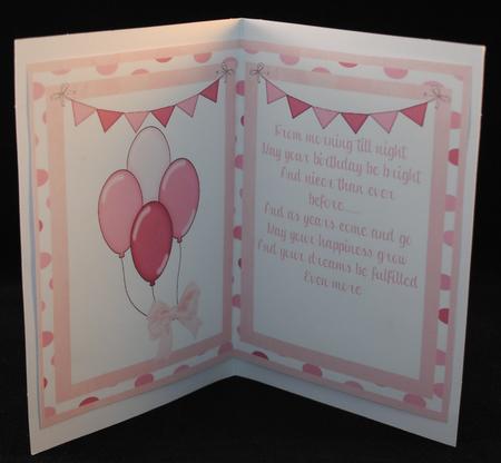 Incert , with Verse, Peach by Yvonne Middleton