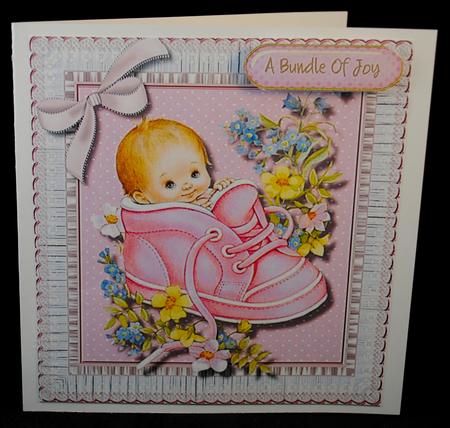 A Bundle of Joy in a Bootie ( Girl) by Yvonne Middleton