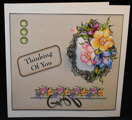 Floral Frame by Yvonne Middleton