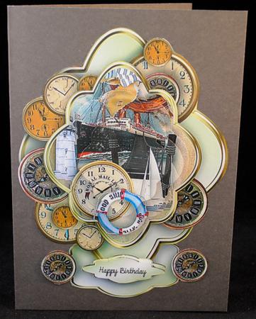 Time to Sail Stacker Male Card by Yvonne Middleton