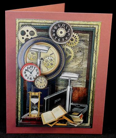 Shaving Time Male Card by Yvonne Middleton