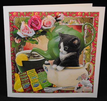 Morning Tea Sharing Topper with Decoupage by Yvonne Middleton