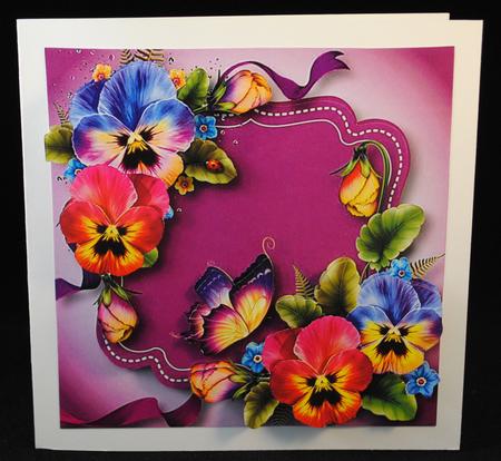 Pretty Pansies Mini Kit by Yvonne Middleton