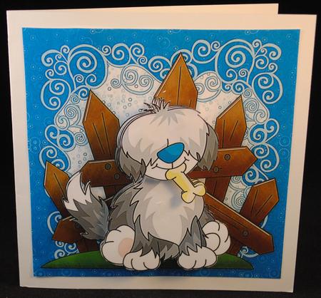 Doggylicious - 8" Square Card Mini-kit by Yvonne Middleton