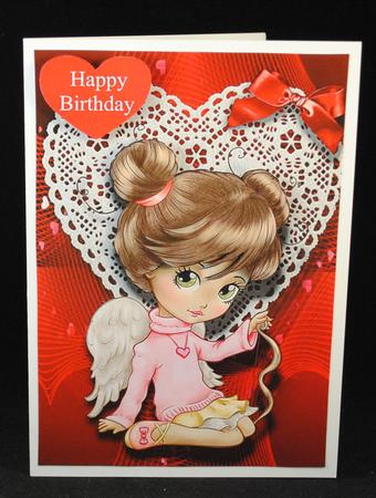 Girl with a Heart by Yvonne Middleton