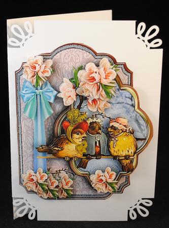 Tweet My Family Female Card by Yvonne Middleton