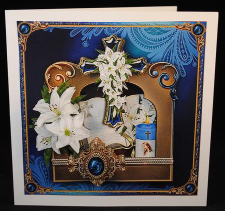 Rejoice Crystal Blue by Yvonne Middleton