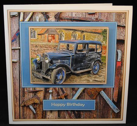 The Old Toolshed - Vintage Triumph by Yvonne Middleton