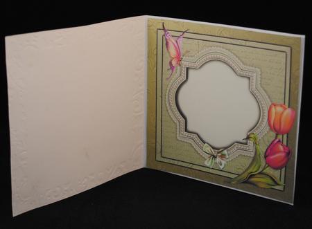 Tulips & Butterfly Insert by Yvonne Middleton