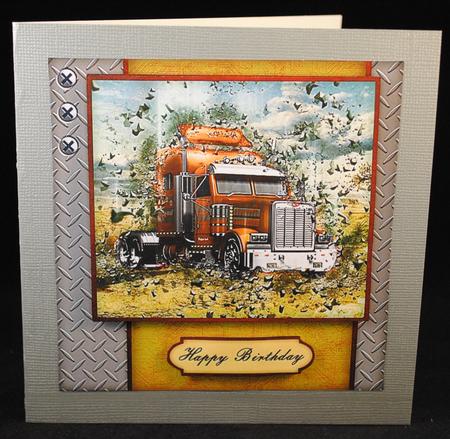 Shattered Big Rig Truck A by Yvonne Middleton