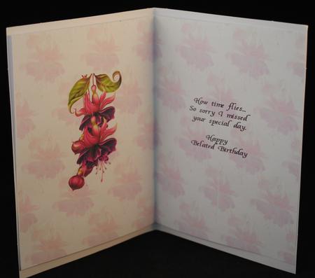Friends and Flowers Belated Insert by Yvonne Middleton