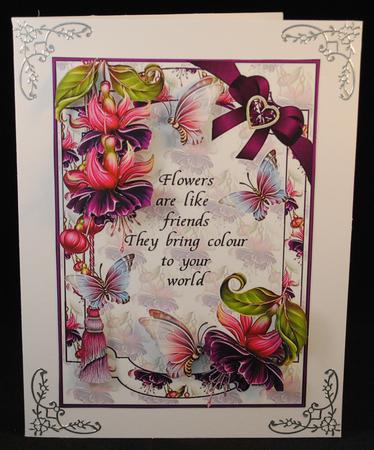 Flowers and Friends by Yvonne Middleton