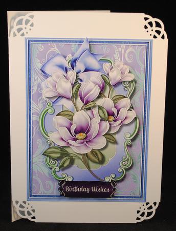 Beautiful Lilac Magnolias in a Ornate Frame  by Yvonne Middleton