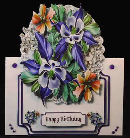Over the Edge Beautiful Floret Flowers  by Yvonne Middleton