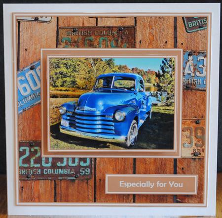 Number Plates - Chevy Truck by Yvonne Middleton