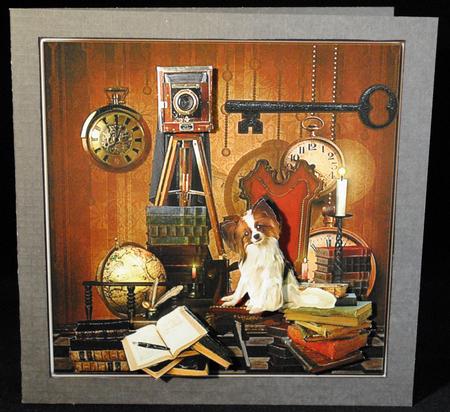 Memories of the Past Topper with Decoupage by Yvonne Middleton