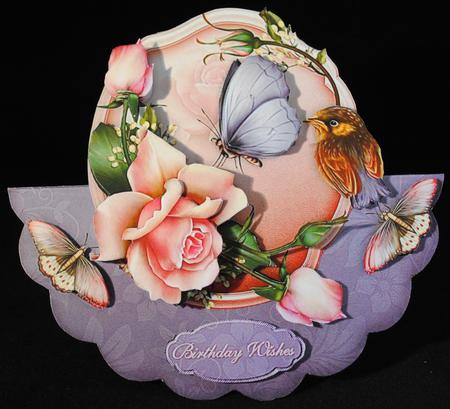 Romancing the Rose Wobble Card Mini-kit by Yvonne Middleton