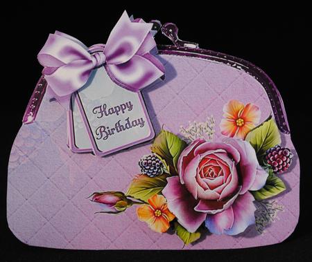 English Rose Clutch Bag Mini Kit by Yvonne Middleton