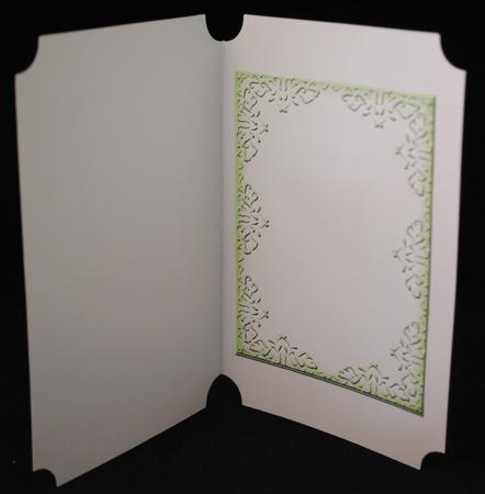 Elegant Blank Card Base 5 by Yvonne Middleton