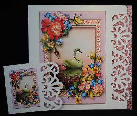 Serene Swan with Summer Flowers Mini Kit by Yvonne Middleton