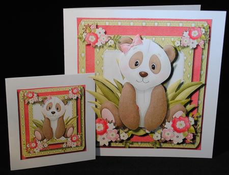 Cute Panda Power with Love  by Yvonne Middleton