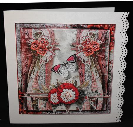 Cardtopper Winter in Love 381 by Yvonne Middleton