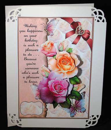 A4 Blooming Roses by Yvonne Middleton