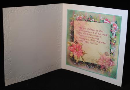 Insert for Vintage Girl and Poinsettia by Yvonne Middleton