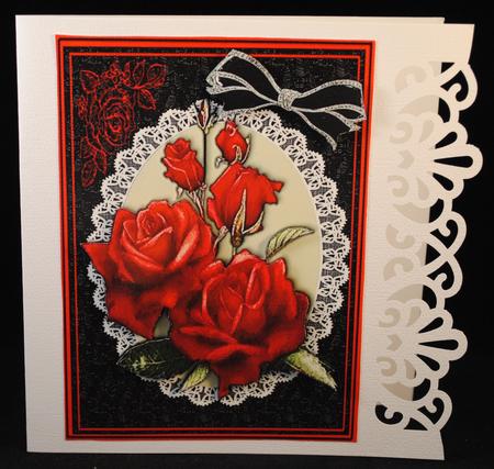 Beautiful Elegant Red Roses  by Yvonne Middleton