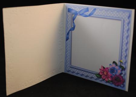 Incert Deep Lilac with Dahlia's  by Yvonne Middleton