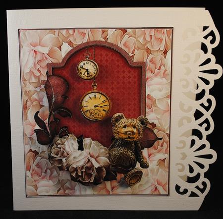 Timeless Teddy Topper with Decoupage by Yvonne Middleton