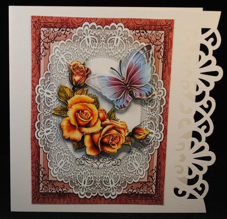 Flowers and Butterflys by Yvonne Middleton