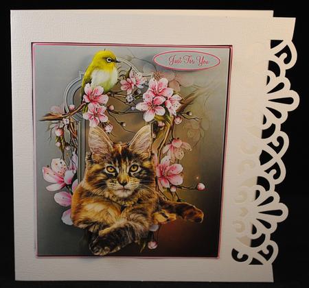 Wild Friends Topper with Decoupage by Yvonne Middleton