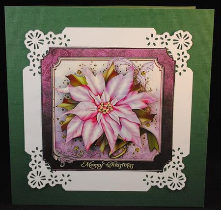 Decorative Christmas Poinsettia by Yvonne Middleton